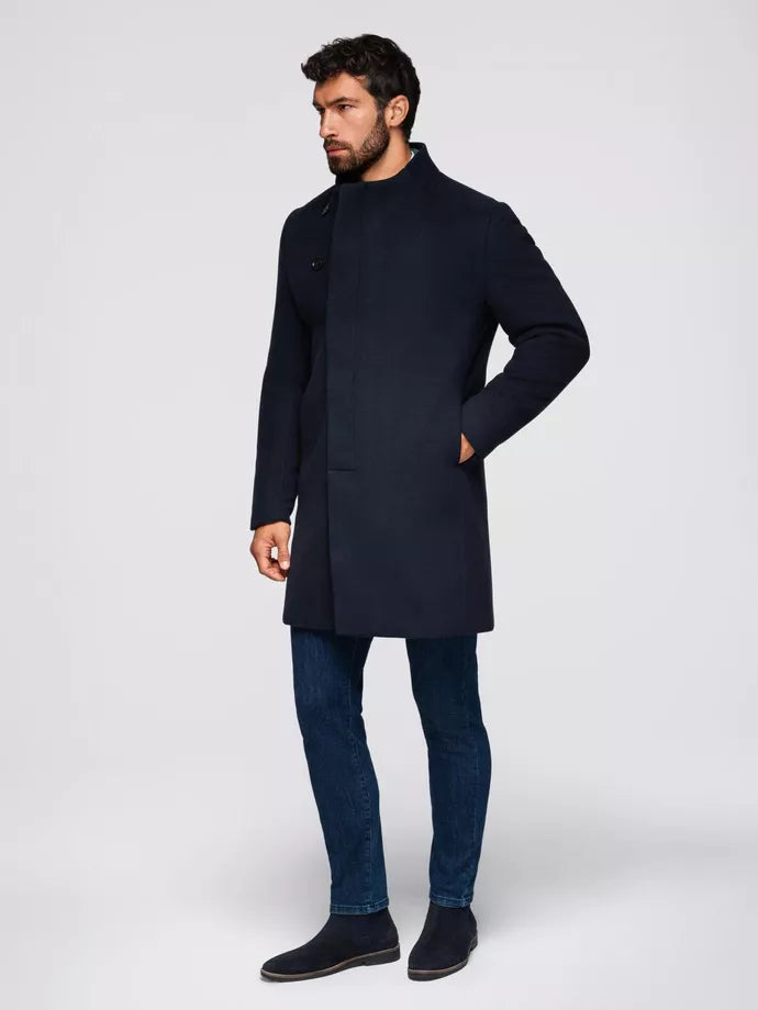 Men's dark blue coat Adre