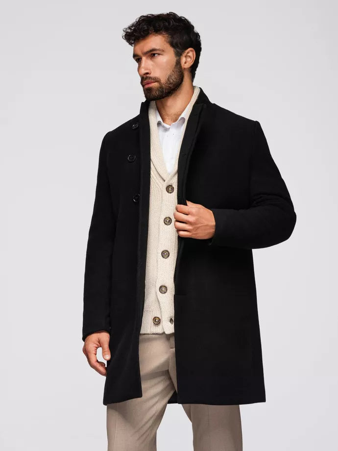 Men's black coat Adre