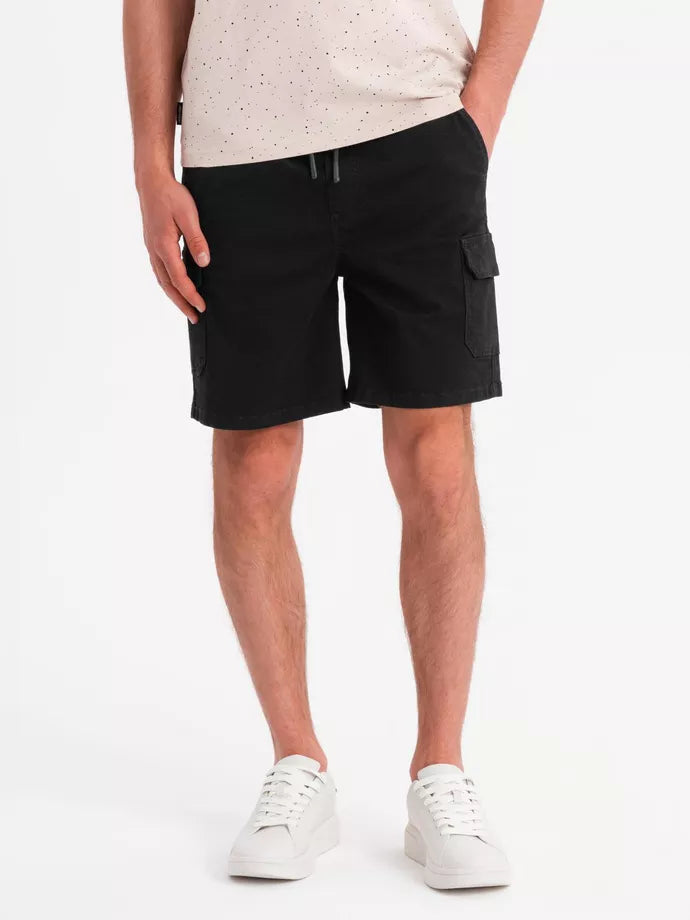 Men's black shorts Aron