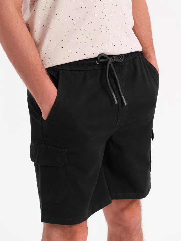 Men's black shorts Aron