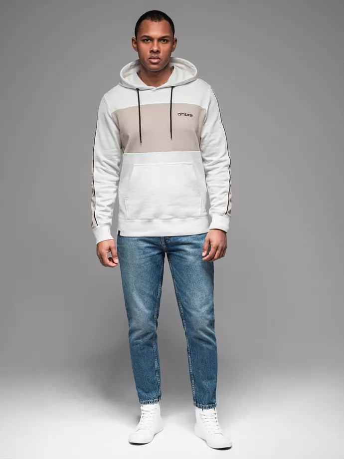Men's white sweater Edman