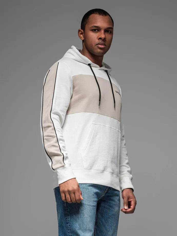 Men's white sweater Edman