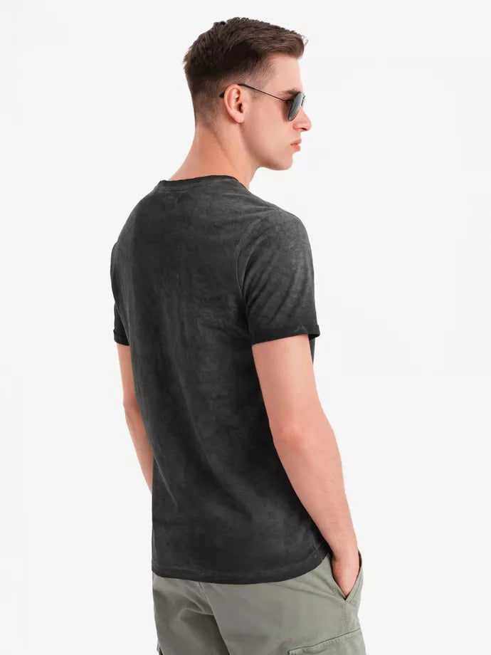 Men's black T-shirt Montel
