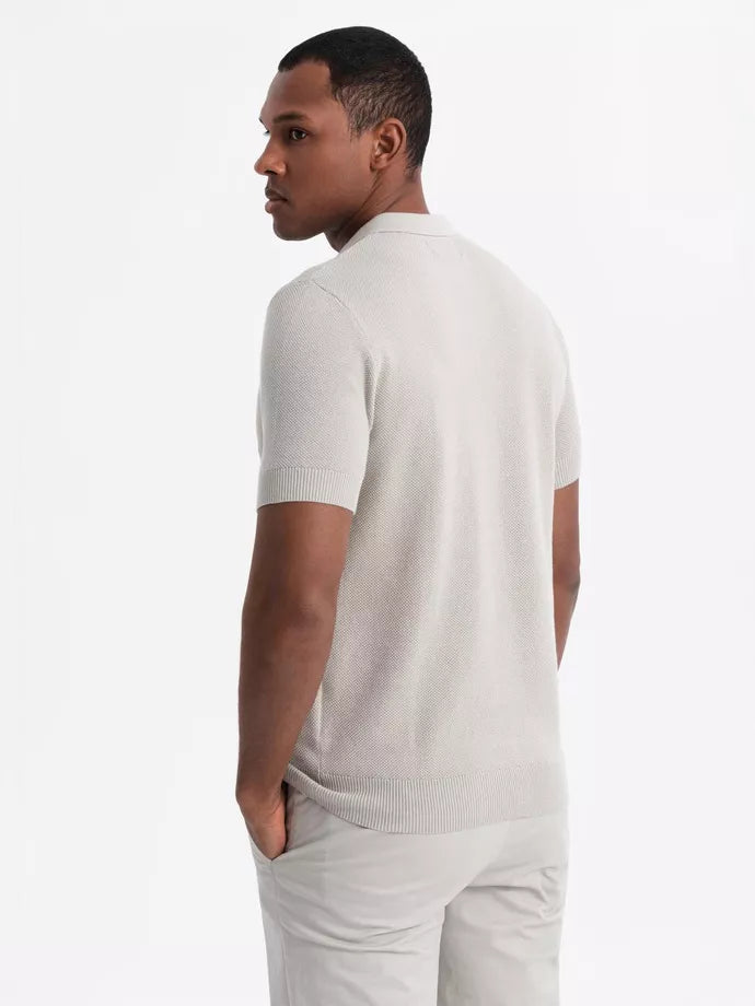 Men's brown polo shirt Swing