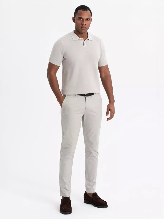 Men's brown polo shirt Swing