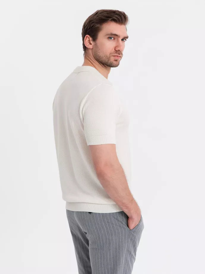 Men's white polo shirt Swing