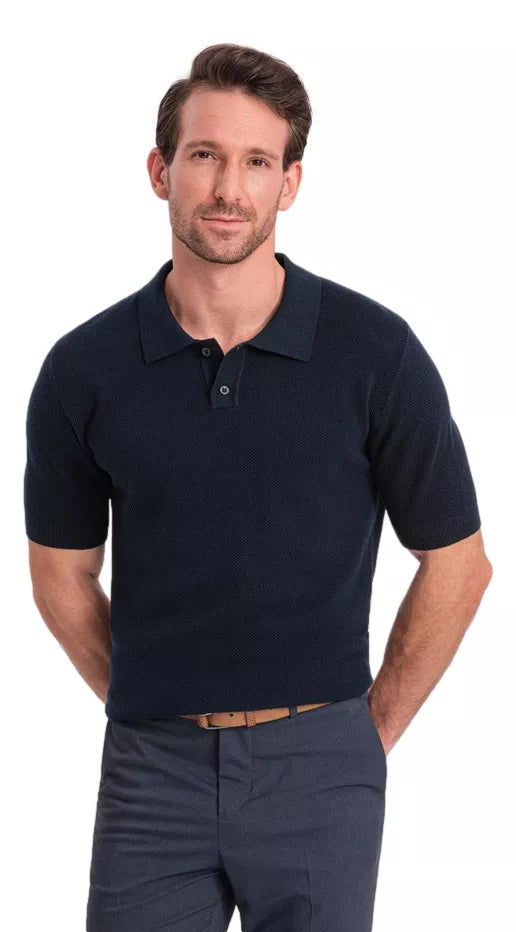 Men's dark blue Swing polo shirt