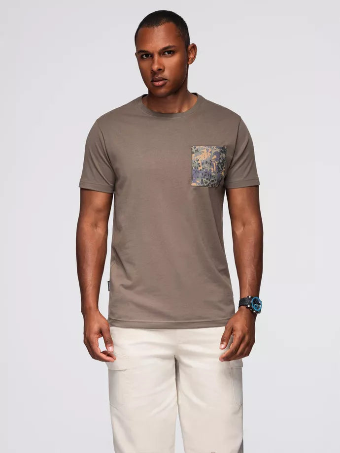 Men's khaki shirt David