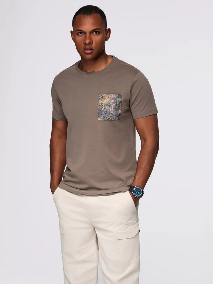 Men's khaki shirt David