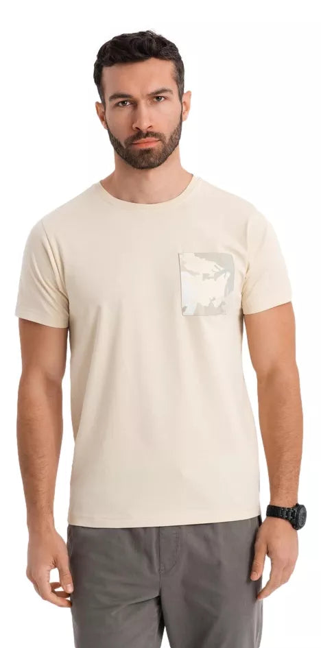 Men's brown T-shirt Brave