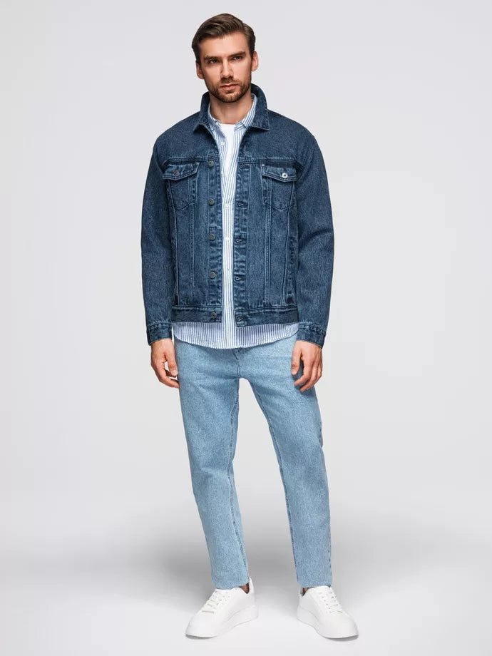 Men's blue denim jacket Auger