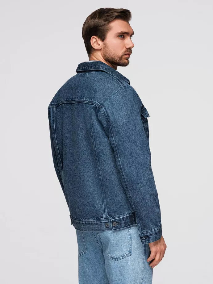 Men's blue denim jacket Auger