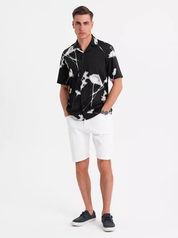 Men's white denim shorts Celtic