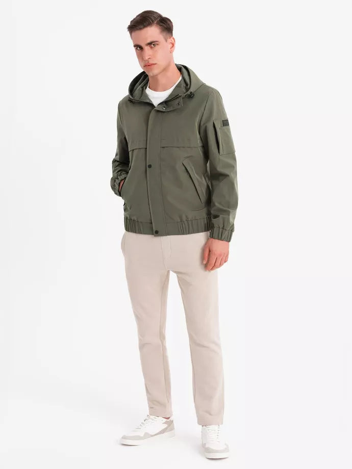 Men's khaki jacket Eden