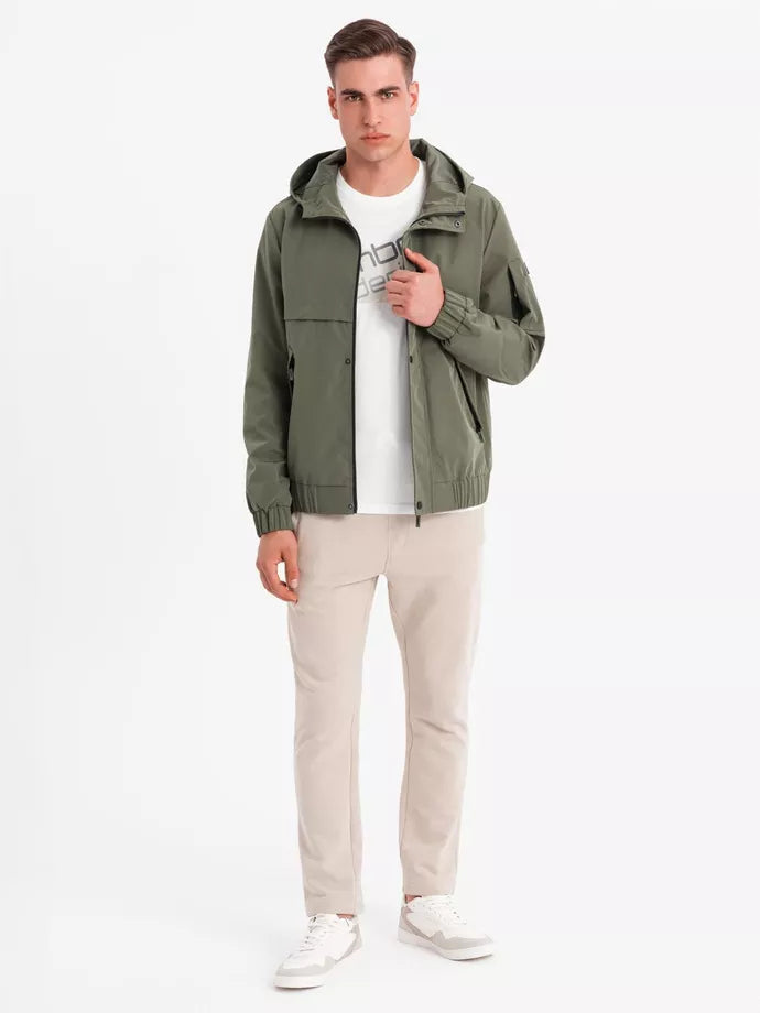 Men's khaki jacket Eden