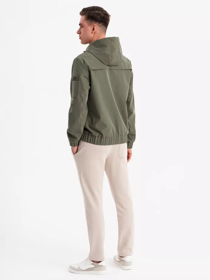 Men's khaki jacket Eden