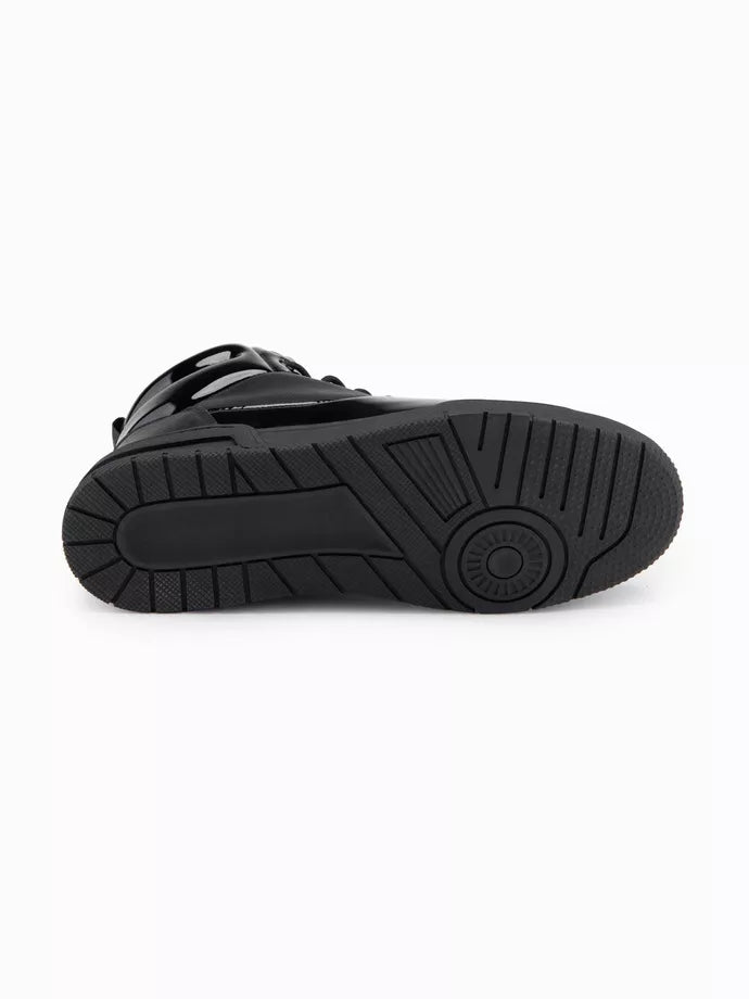 Men's black casual shoes Guar