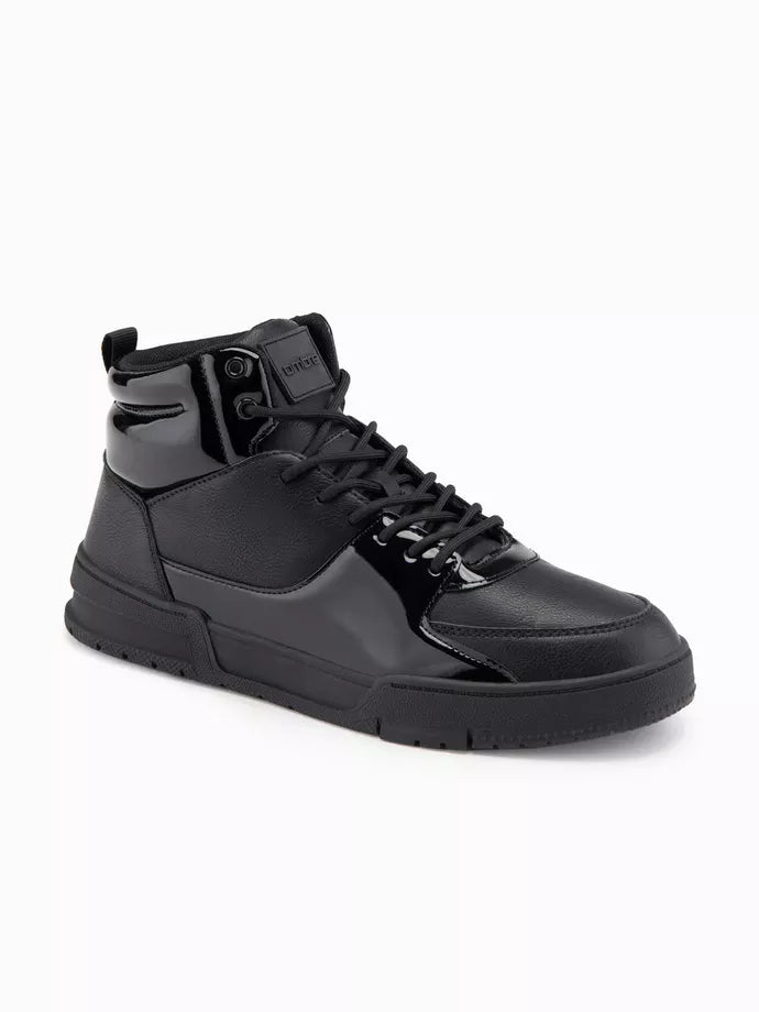 Men's black casual shoes Guar