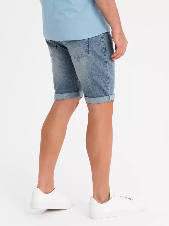 Men's light blue denim shorts Ragat