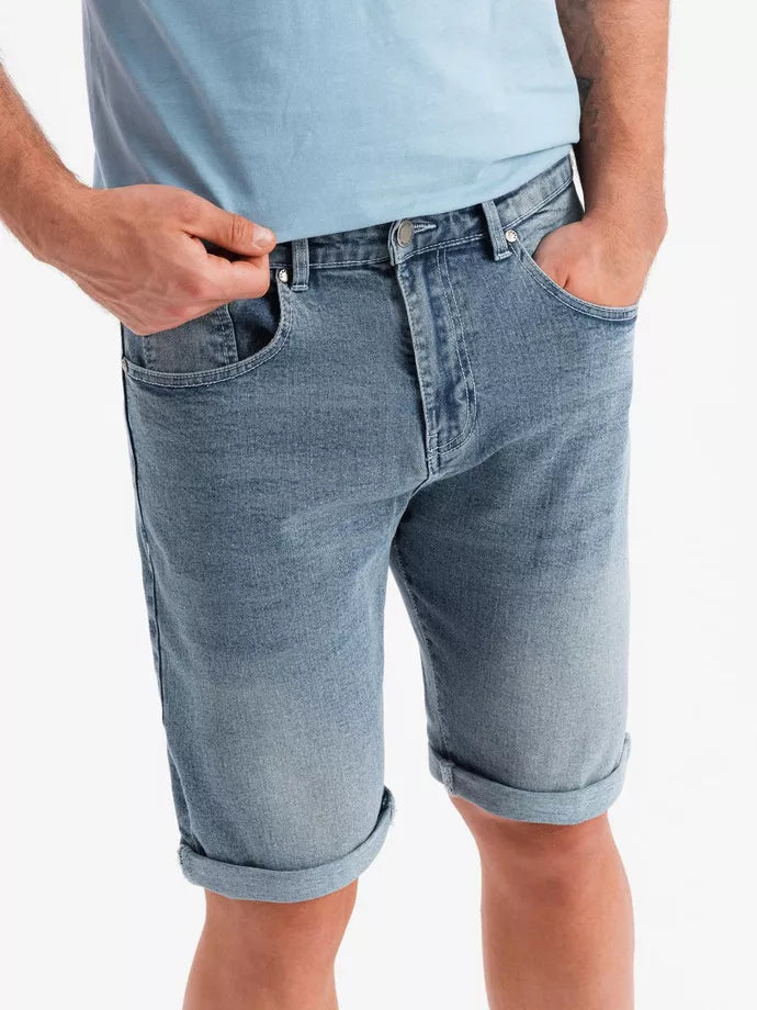 Men's light blue denim shorts Ragat