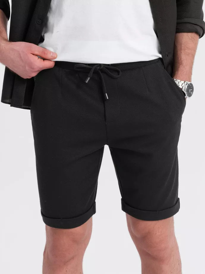 Men's black shorts Optin