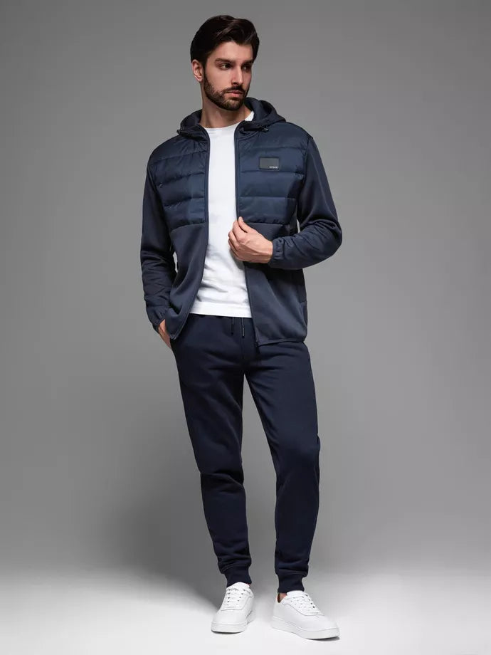 Men's dark blue jacket Munt