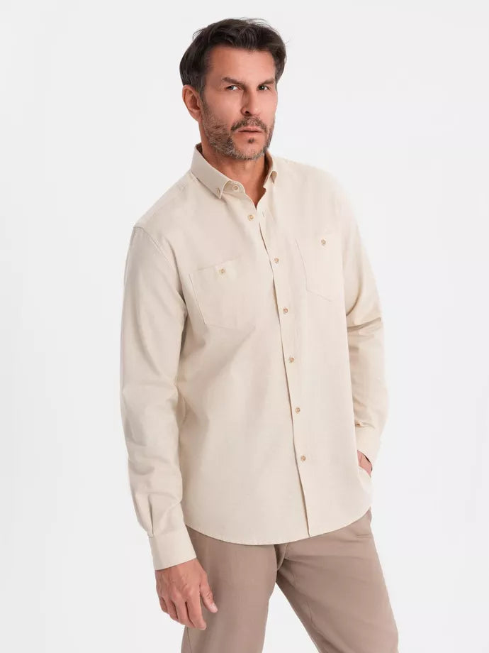 Men's brown shirt Arlas