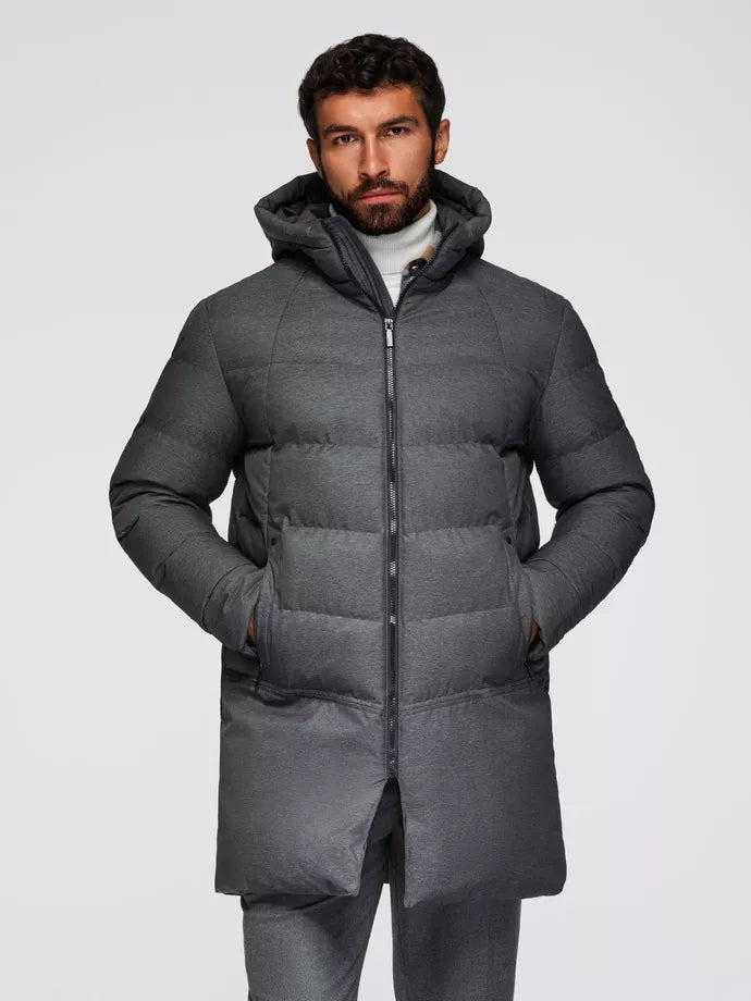 Men's winter gray jacket Alf