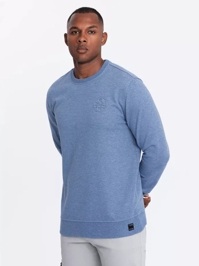 Men's blue sweater Montecarl