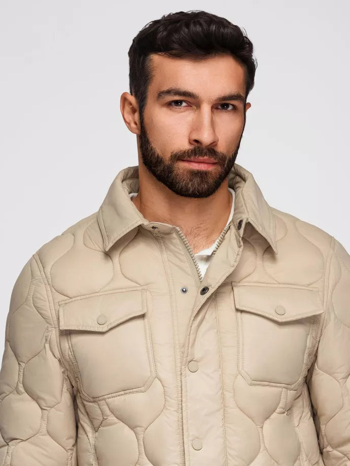 Men's brown jacket Lomin