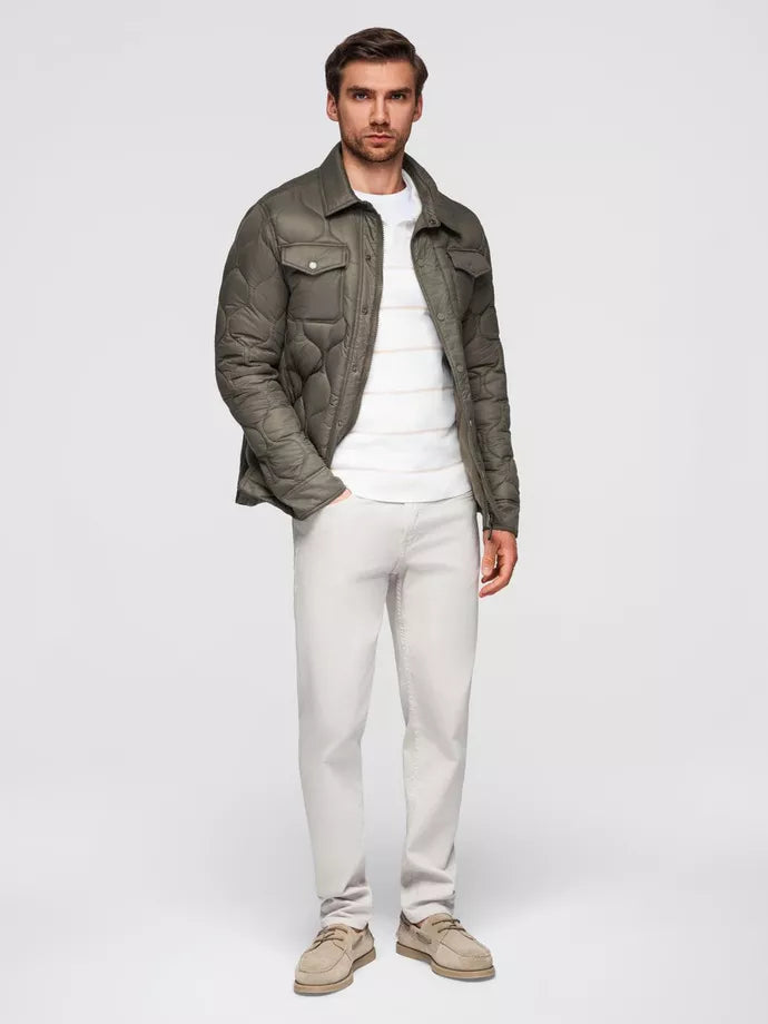 Men's light brown jacket Lomin