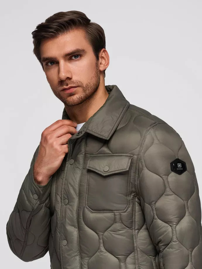 Men's light brown jacket Lomin