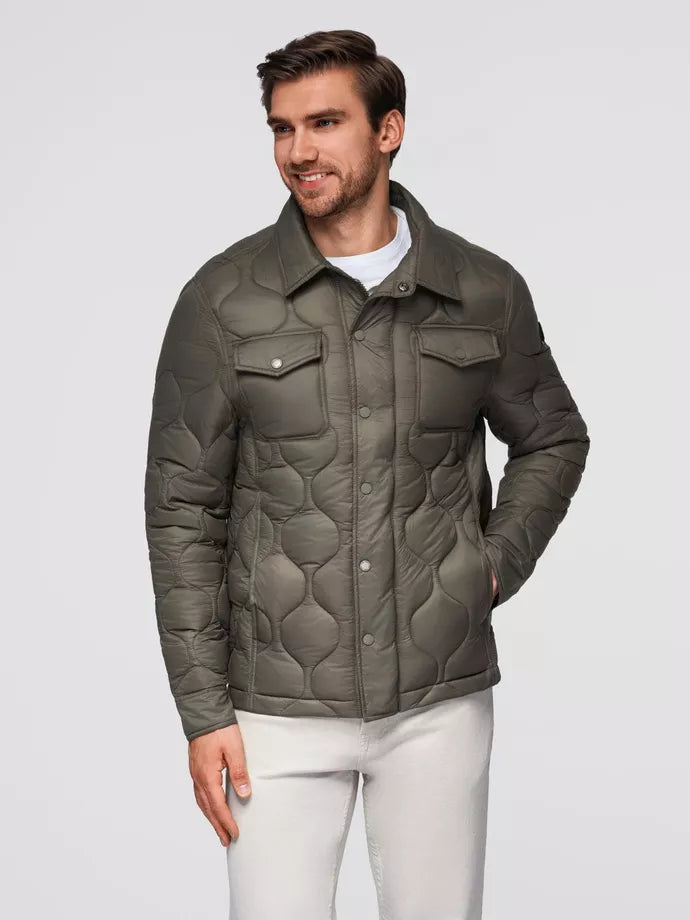 Men's light brown jacket Lomin