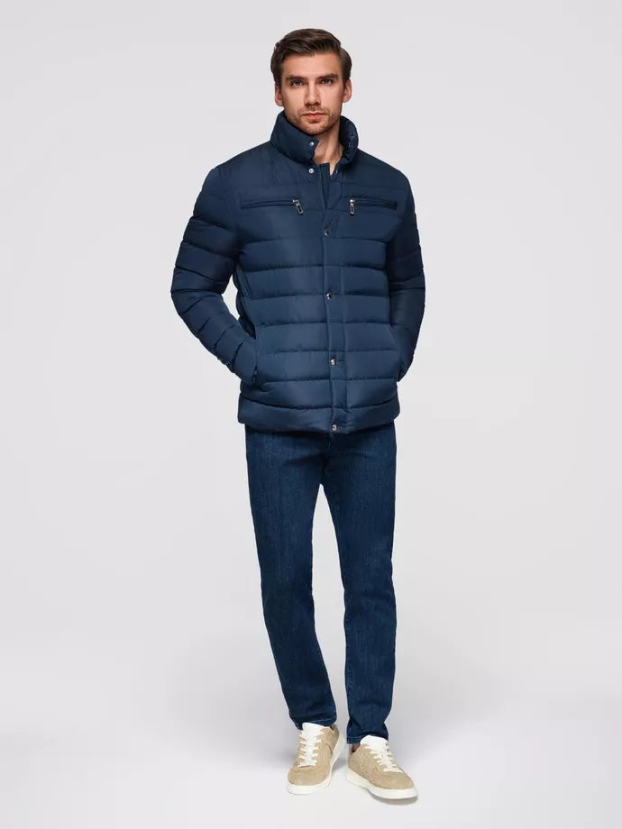 Men's dark blue jacket Olten