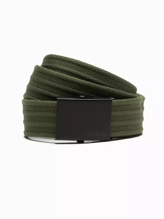 Men's khaki belt Derek