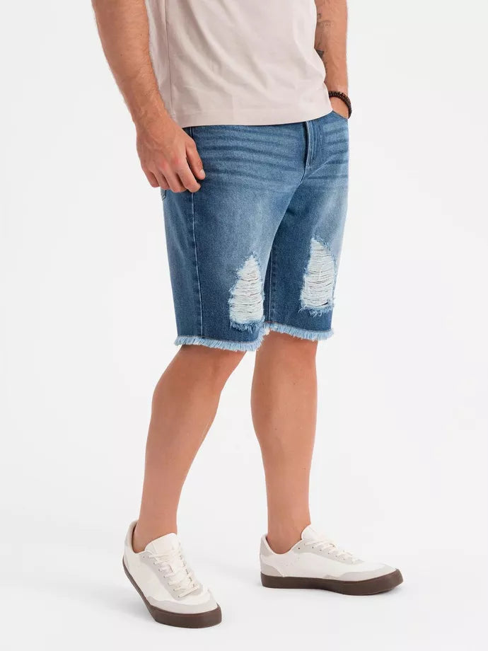 Men's blue denim shorts Urban