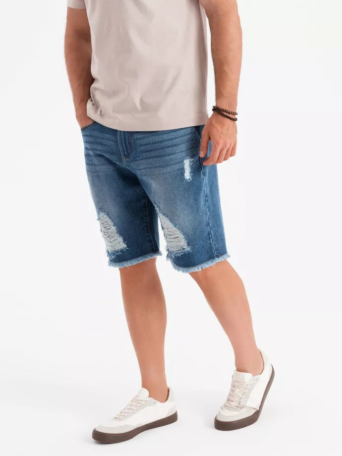 Men's blue denim shorts Urban