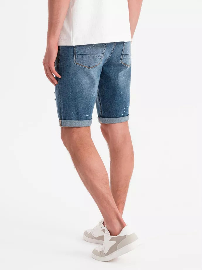 Men's blue denim shorts Braco