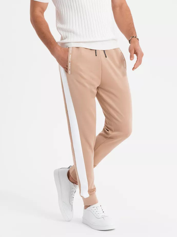 Men's brown casual pants Adelf