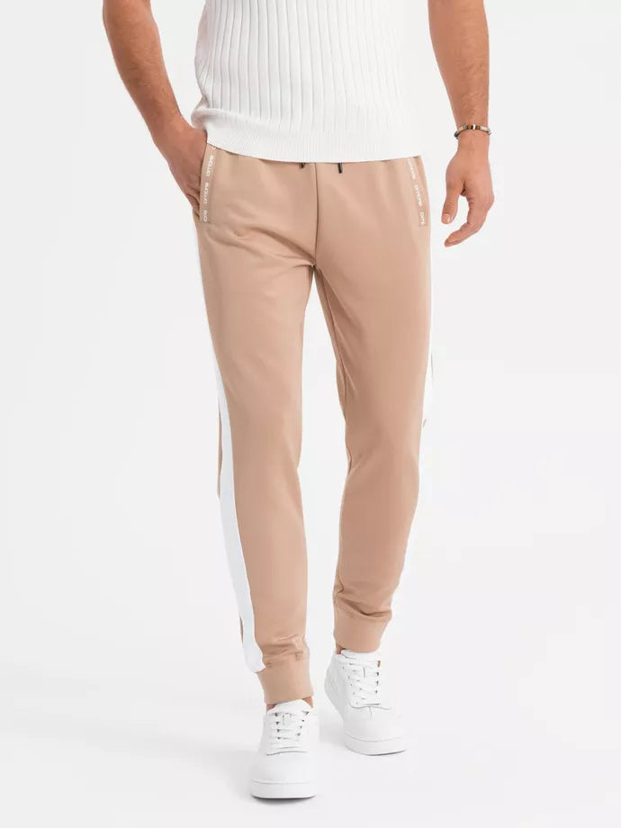 Men's brown casual pants Adelf