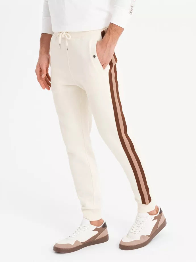 Men's brown casual pants Olin