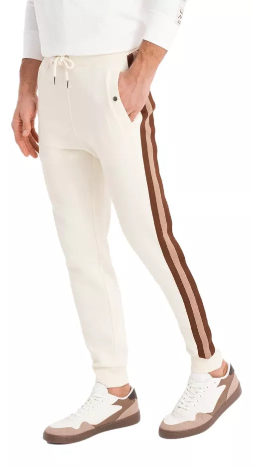 Men's brown casual pants Olin