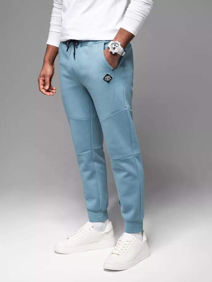 Men's light blue trousers Kerni
