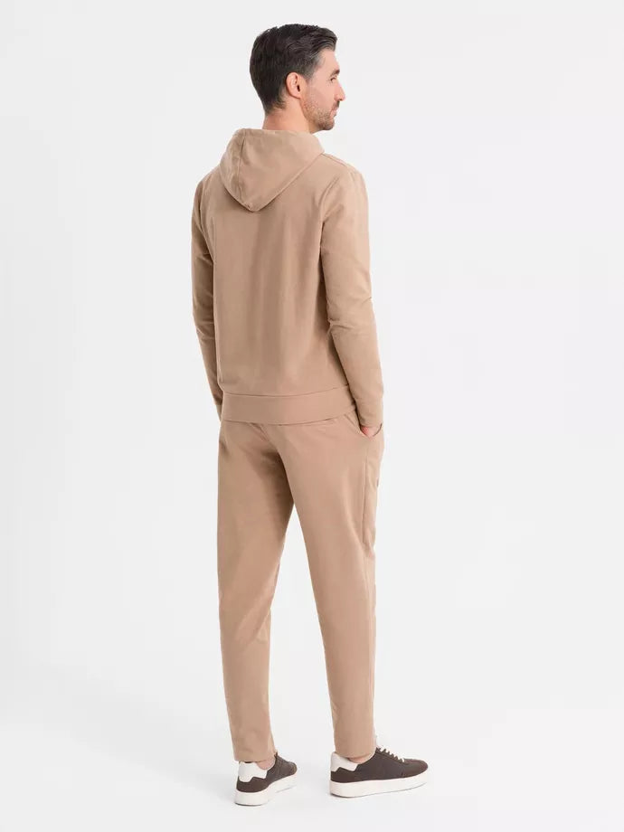 Men's light brown casual suit Denat