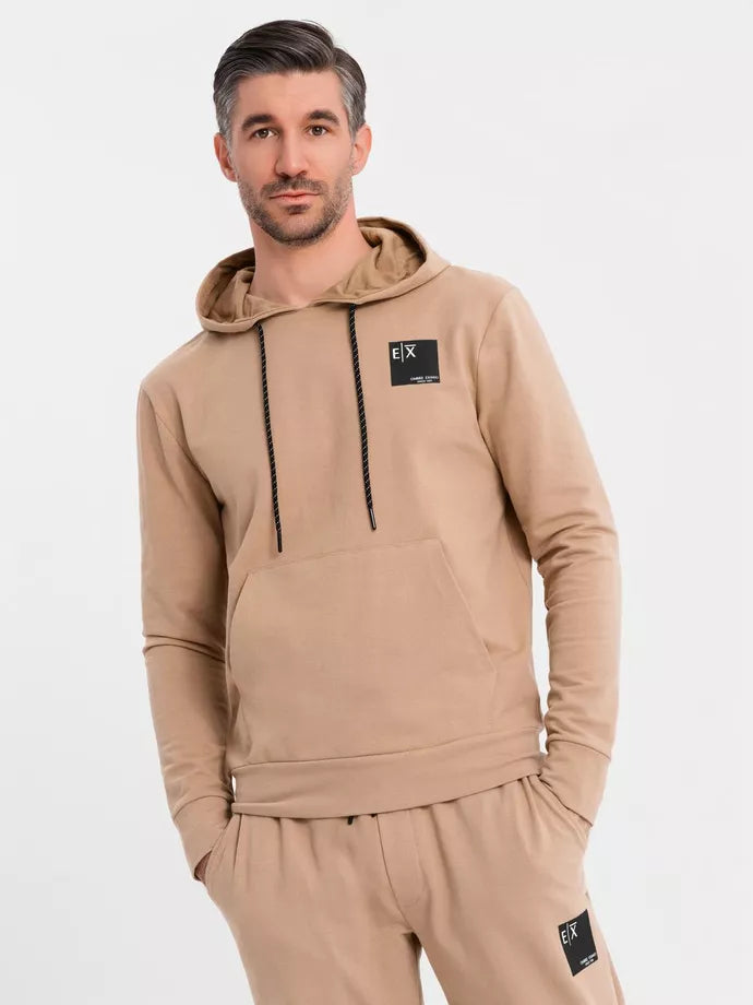 Men's light brown casual suit Denat