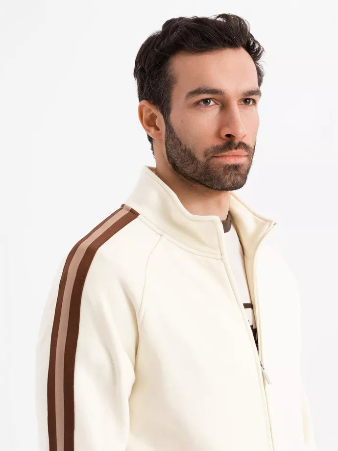 Men's brown turtleneck sweater Olin