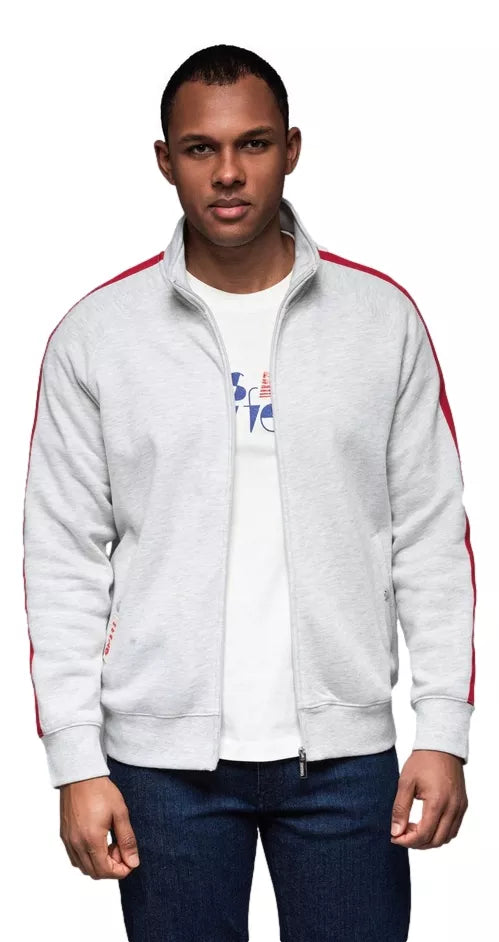 Men's gray turtleneck sweater Olin