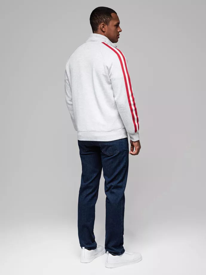 Men's gray turtleneck sweater Olin