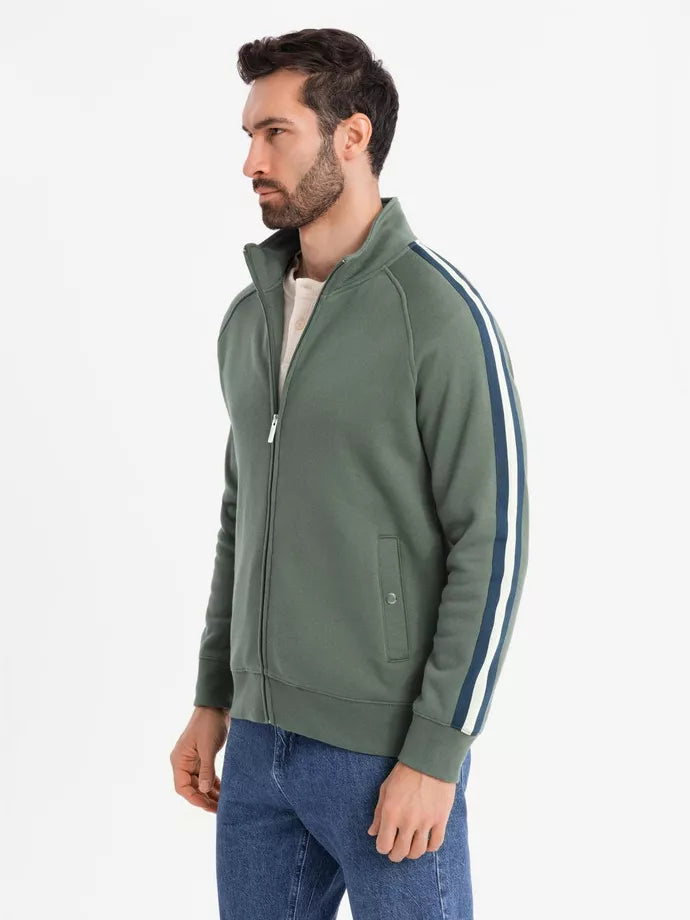 Men's khaki turtleneck sweater Olin