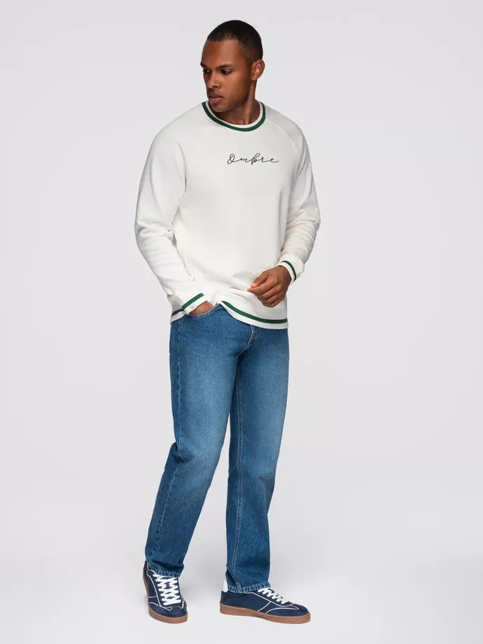 Men's white Ombre sweater
